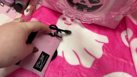 What's in my Pink Halloween Tote Bag.