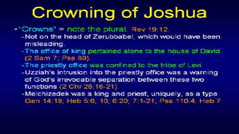 Zechariah by Chuck Missler Lesson 6