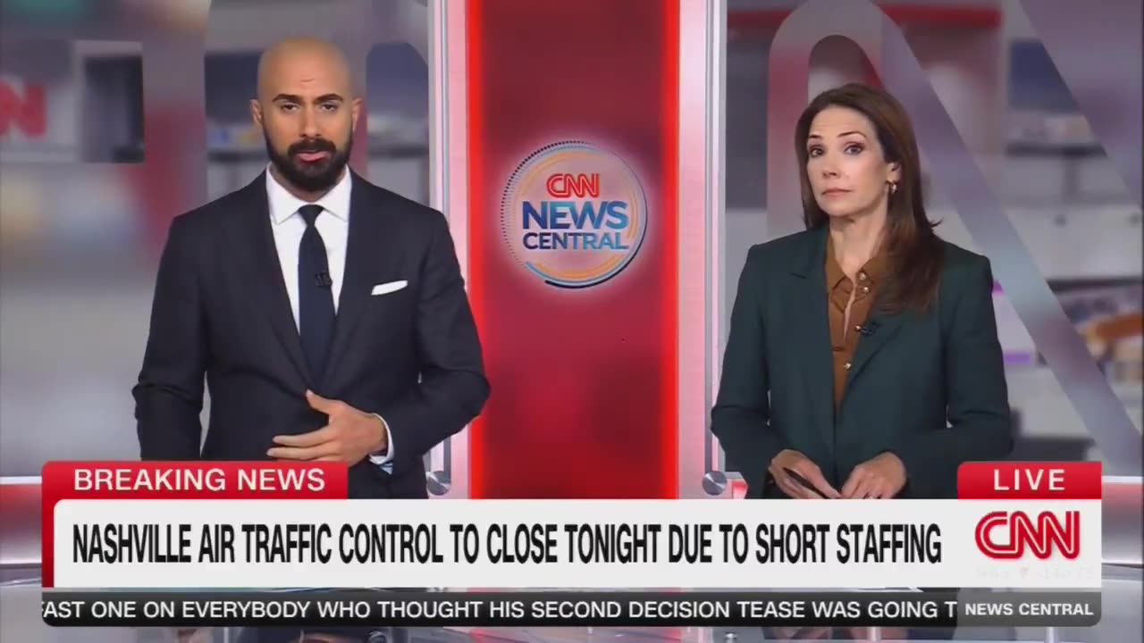 The air traffic control facility is down because of government block watch