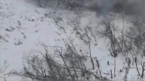 Russian Soldier Sent Flying