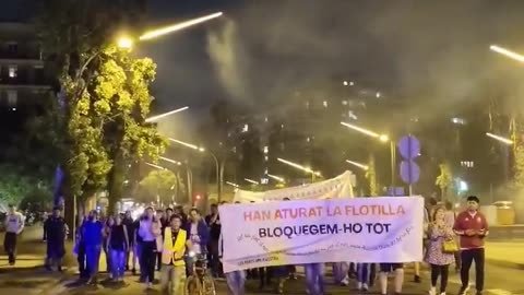 👀 Protest in Europe in support of the Global Sumud Flotilla