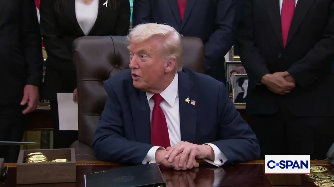 TRUMP ON GOVERNMENT SHUTDOWN: "When you shut it down, we'd be laying off a lot of DEMOCRATS