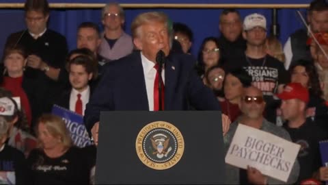 Trump Tells Evidence Pennsylvania Crowd About Healthcare Costs