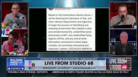 TRUMP SAYS RELEASE THE UFO FILES