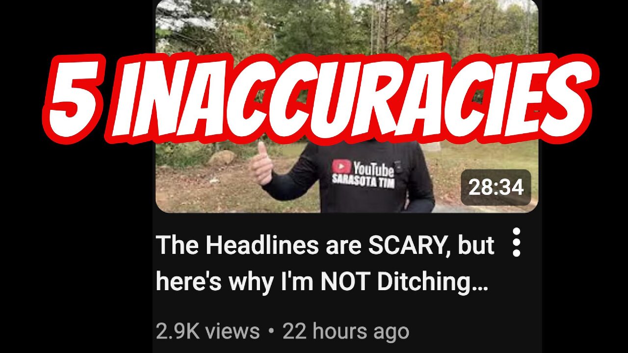 5 inaccuracies of Sarasota Tim Medicare Advantage Plan