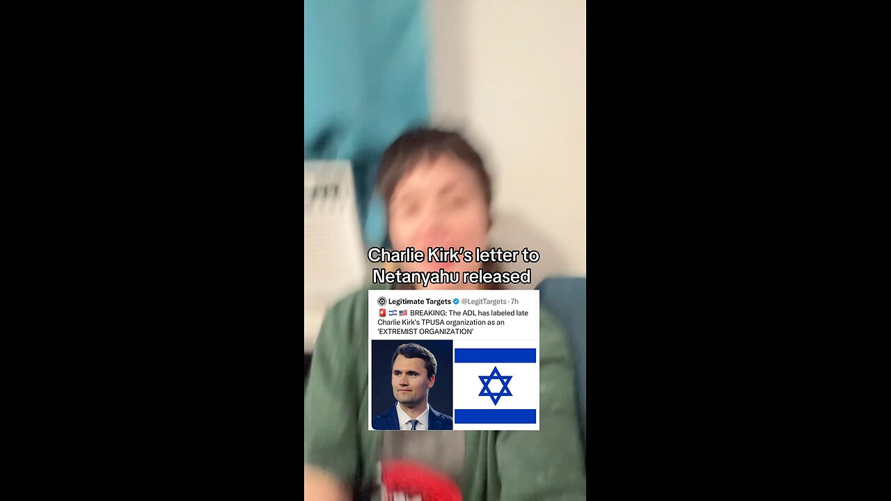 Charlie Kirk’s Letter to Netanyahu Released!