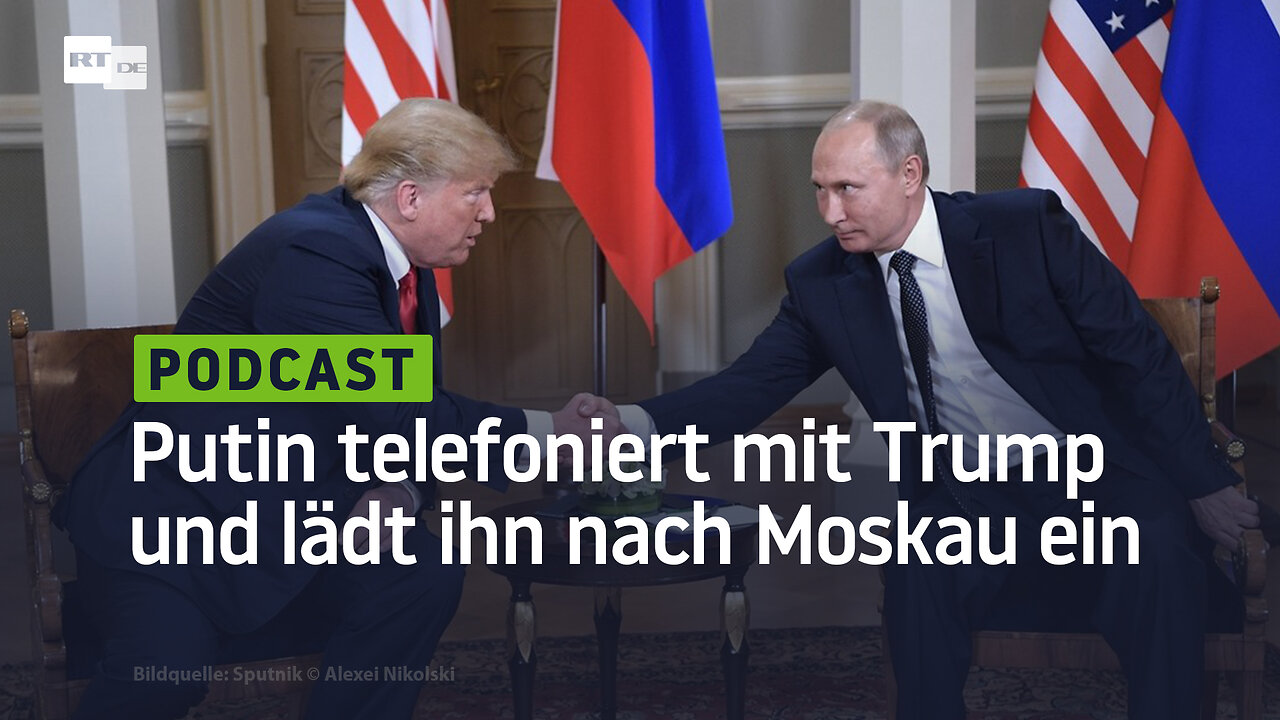 Putin telefoniert mit Trump und lädt ihn nach Moskau ein