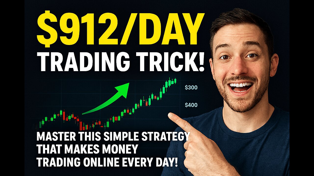 $912/DAY BINARY OPTIONS TRICK! Master the Simple Strategy That Makes Money TRADING ONLINE EVERY DAY!