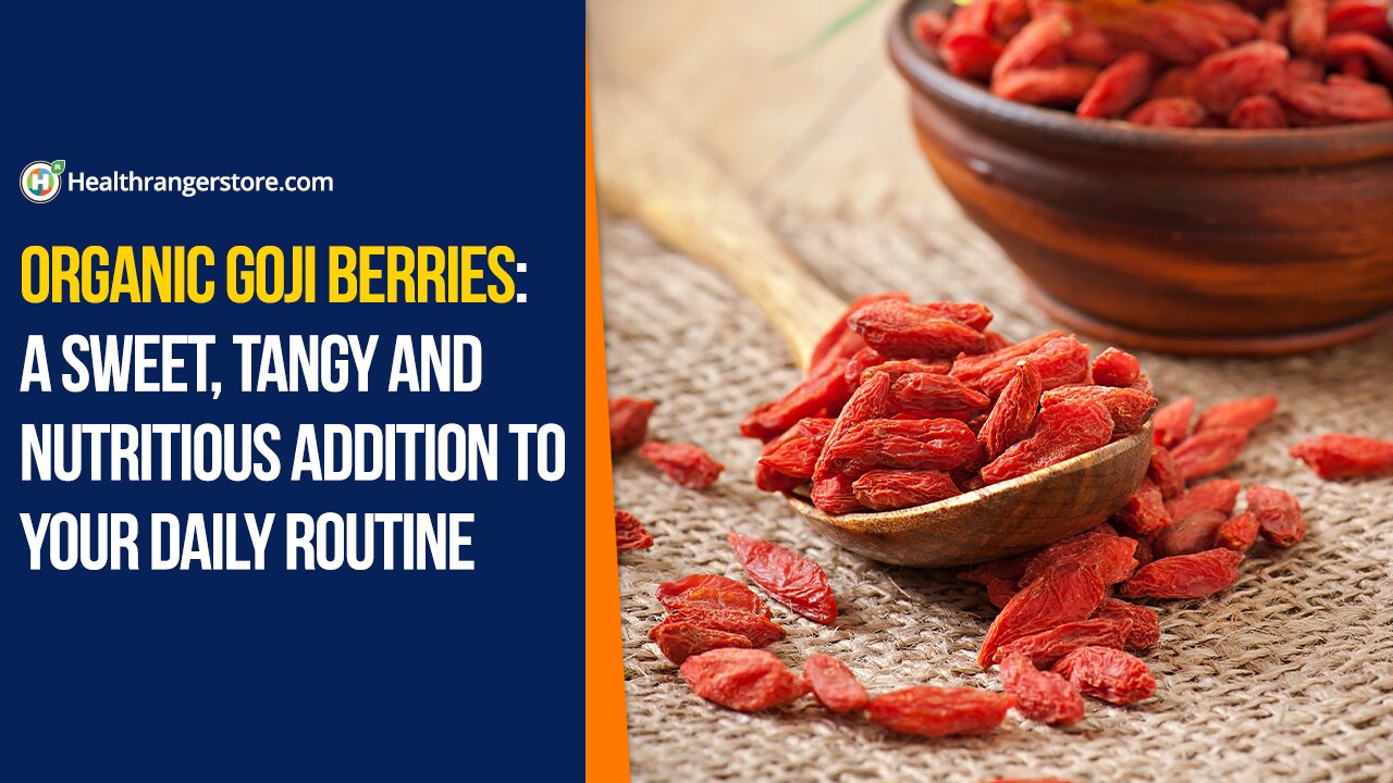 Organic Goji Berries: A sweet, tangy and nutritious addition to your daily routine