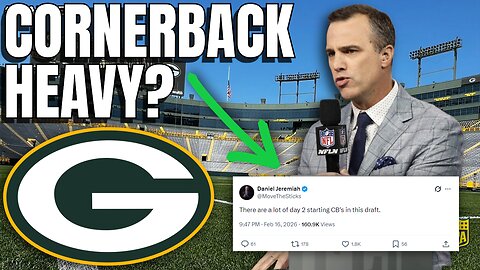 🔴 NFL Scout DANIEL JEREMIAH Says Cornerback Is LOADED This Draft! Who Should The Packers Select?