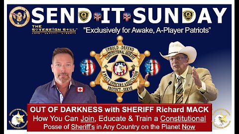 OUT OF DARKNESS⚡️Sheriff Mack Battles [DS], Is Raising Up a GLOBAL Posse of Constitutional Sheriff’s