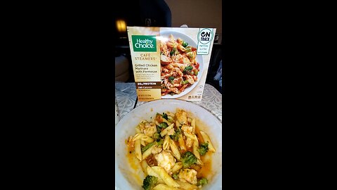Eating Healthy Choice Café Steamers Grilled Chicken Marinara With Parmesan, Dbn, MI, 10/14/25