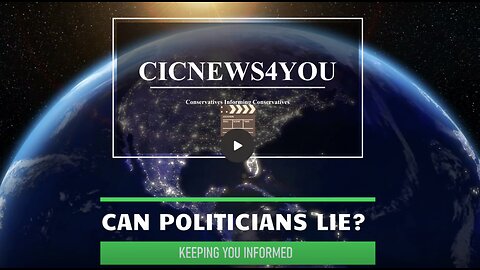 KEEPING YOU INFORMED - DID YOU KNOW POLICIANS CAN LEGALLY LIE?