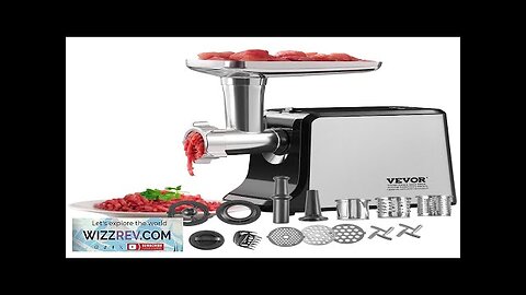 Electric Meat Grinder 3 Lbs/Min Sausage Stuffer Maker for Home Kitchen Review