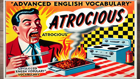 Vocabulary and Pronunciation "ATROCIOUS" Advanced English