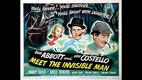 "Abbott and Costello Meet The Invisible Man" - 1951