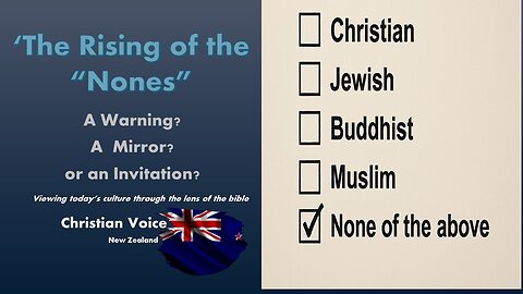 "The Rise of the Nones," is it A Warning, a Mirror, or an Invitation?