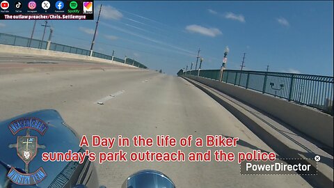 A day in the life of a Biker sunday's park outreach #theoutlawpreacher
