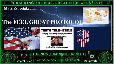 'CRACKING THE FEEL GREAT CODE with STEVE CLOWARD'