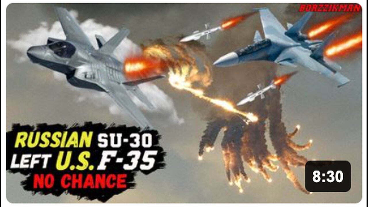 TOTAL FAILURE: US F-35 Ignominiously Lost Aerial Confrontation to Russian Su-30 over the Baltic Sea