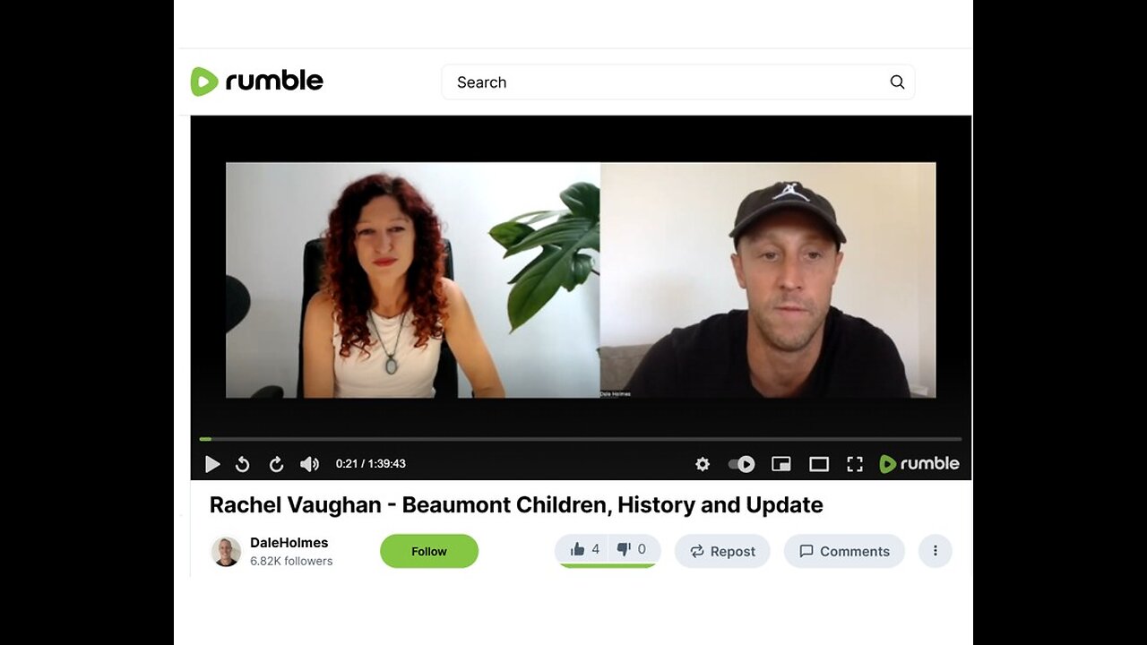 Dale Holmes & Rachel Vaughan - Beaumont Children, History and Update