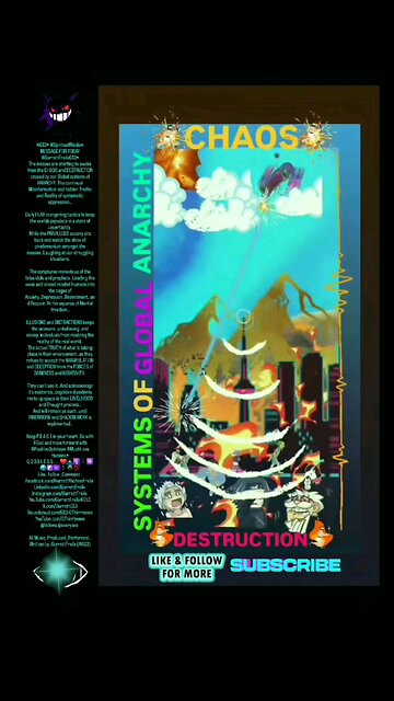 ▪︎CHAOS AND DESTRUCTION/SYSTEMS OF GLOBAL ANARCHY▪︎