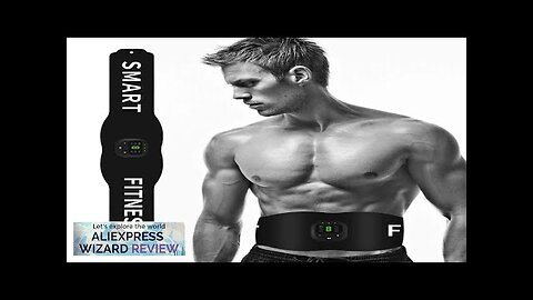 EMS Eletric Muscle Stimulator Abdominal Trainer 6 Modes Slimming Belt Vibrators Sports Review