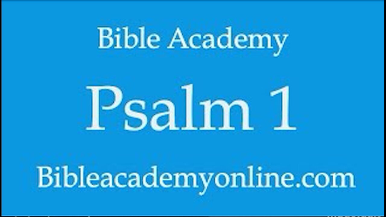 Psalm 1