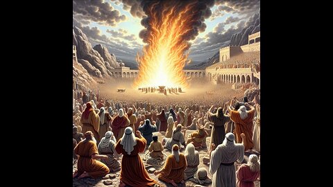 Leviticus 9:1-24 On the 8th day, Aaron and his sons began the service in the temple.