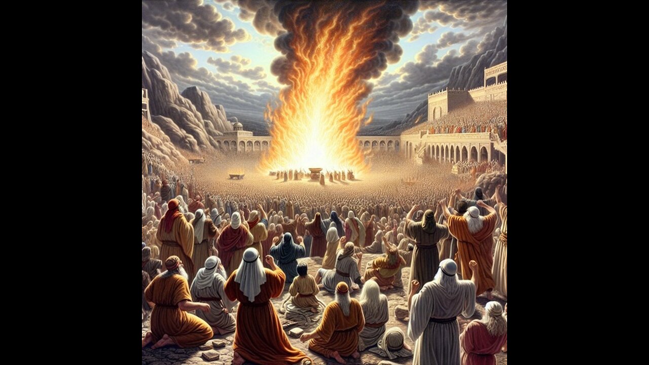 Leviticus 9:1-24 On the 8th day, Aaron and his sons began the service in the temple.