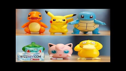 Hot Pokemon Anime Figures Pikachu Toys Model Charmander Psyduck Squirtle Jigglypuff Review