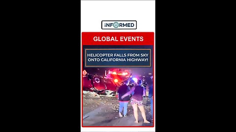 Helicopter Crashes on California Highway