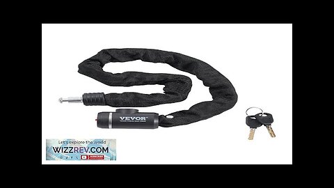 VEVOR Bike Chain Lock 2.79 Ft Combination Bicycle Chain Lock with 2 Review