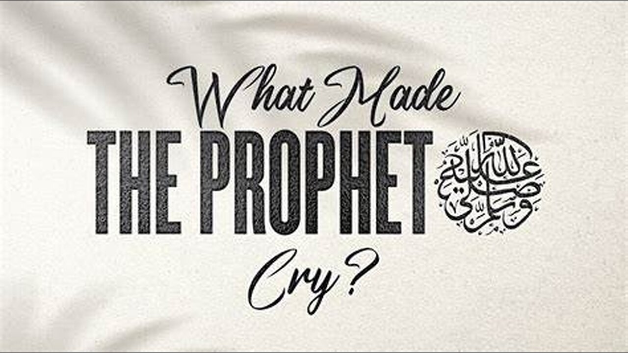 #*THIS STORY MADE OUR PROPHET CRY SO MUCH