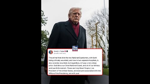 President Trump Vows Full Consequences After Two National Guard Members Killed Outside White House [