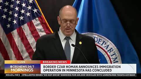 Why Tom Homan says ICE operation in Minnesota is ending