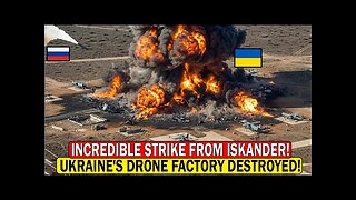 Russia waited for Ukrainian FPV Drones to land! Then Iskander-M Wiped Ukraine Air Base Off the Map!
