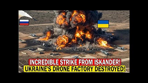 Russia waited for Ukrainian FPV Drones to land! Then Iskander-M Wiped Ukraine Air Base Off the Map!