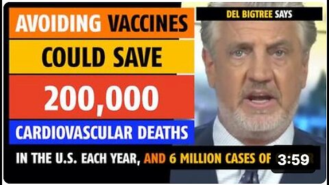 Avoiding vaccines could save 200,000 cardiovascular deaths, & 6 million cases of cancer in the U.S.
