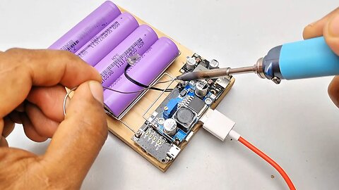 powerbank with 22.5+ 65w powerbank easy way to make!!