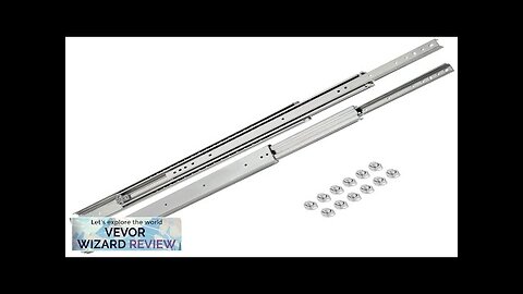 VEVOR Drawer Slides 1 Pair 22 Inch Heavy Duty Drawer Slides Ball Review