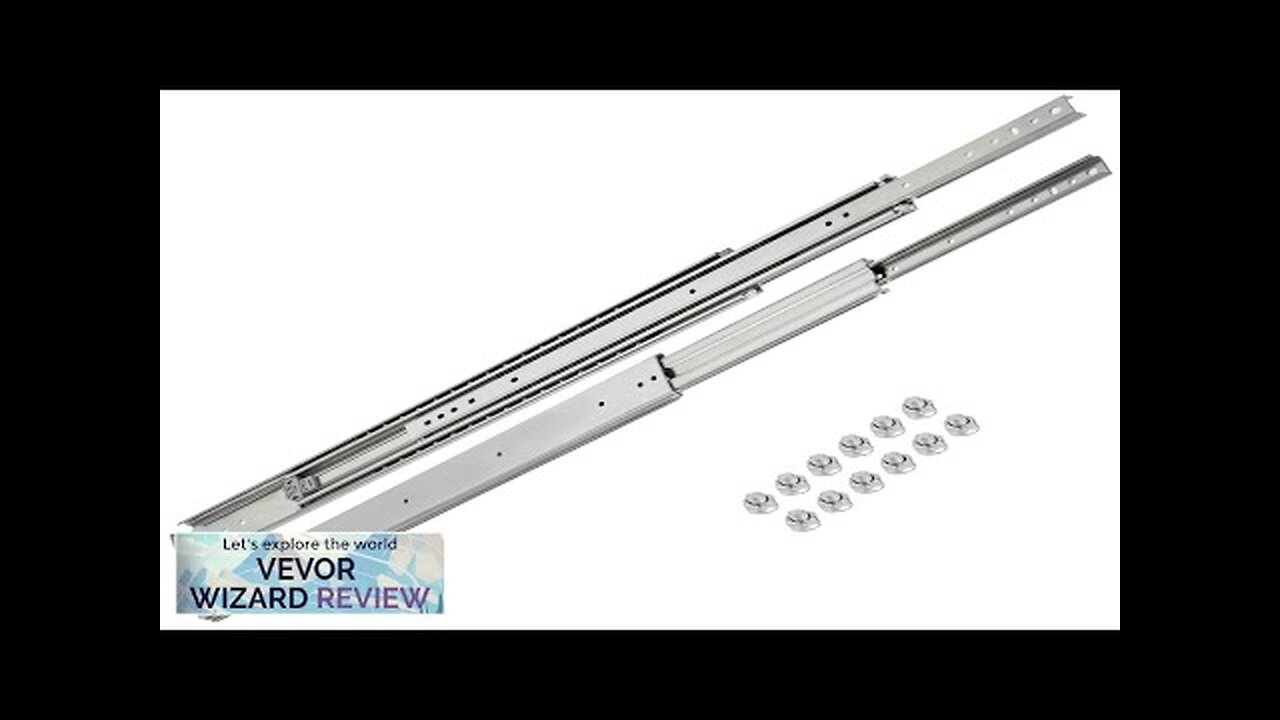 VEVOR Drawer Slides 1 Pair 22 Inch Heavy Duty Drawer Slides Ball Review