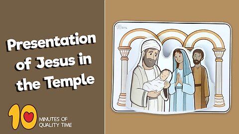 Mary and Joseph Bring Christ to Be Presented at the Temple Craft