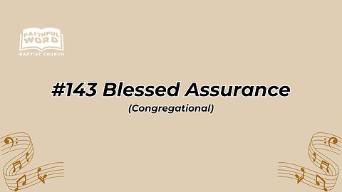 #143 Blessed Assurance Congregational (FWBC)