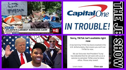 Trump Inauguration Preview, Capital One SUED, TikTok GONE, Homeless Man CRUSHED!
