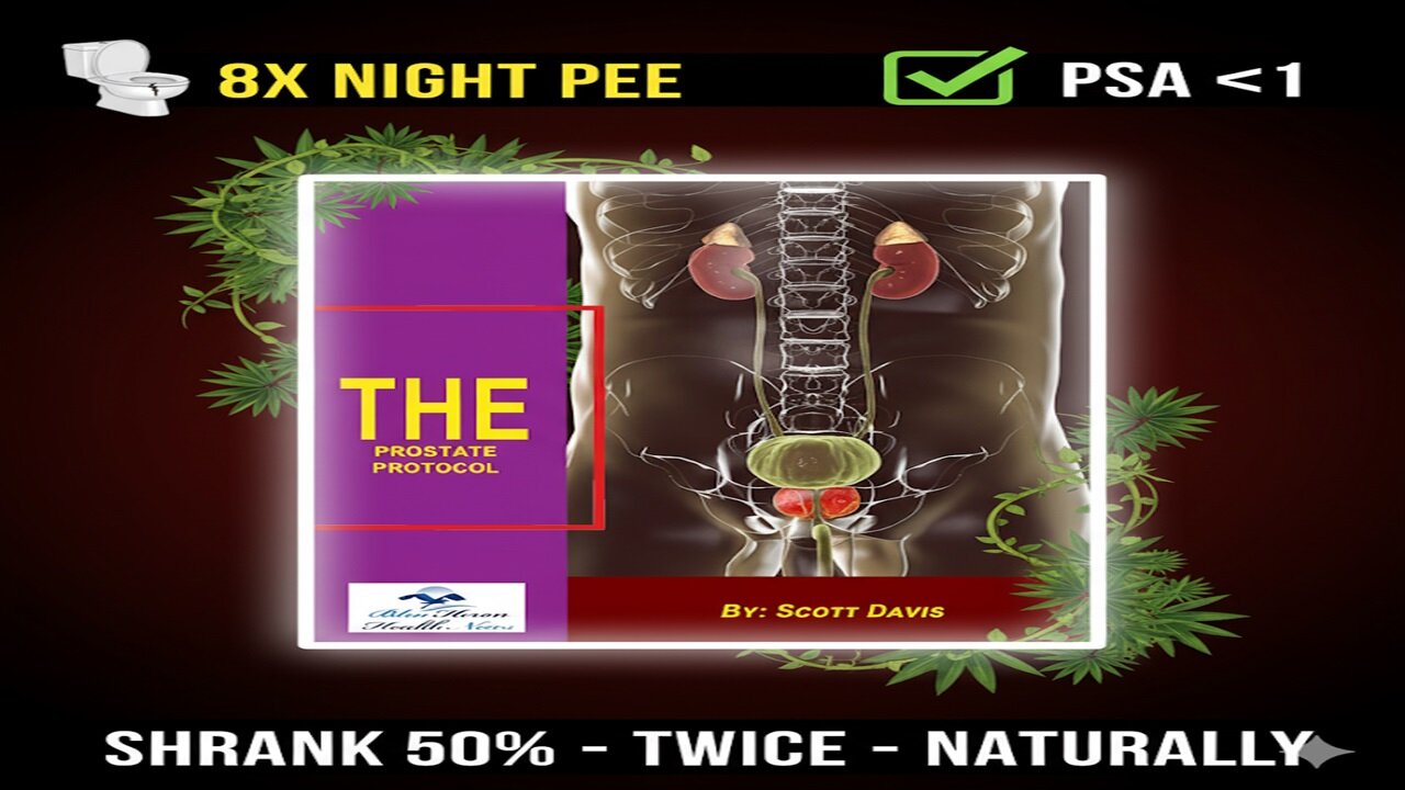 Prostate Shrank 50% TWICE – The Prostate Protocol by Scott Davis (No Drugs!)
