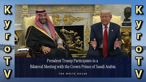 Presidentti Trump tapaa Saudi Arabian Kruununprinssin (suomenkielinen tekstitys)