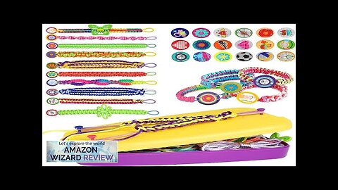 Friendship Bracelet Making Kit Toys Ages 7 8 9 10 11 12 ReviewB09C1KQG2J