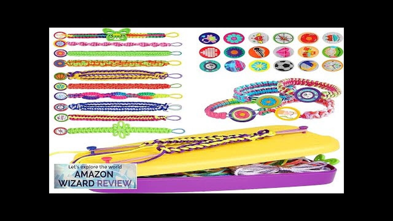 Friendship Bracelet Making Kit Toys Ages 7 8 9 10 11 12 ReviewB09C1KQG2J