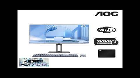 AOC All-in-one Computer 23.8-inch i5-13400 16G+512G SSD Desktop Gaming Adjustment AIO Home Review